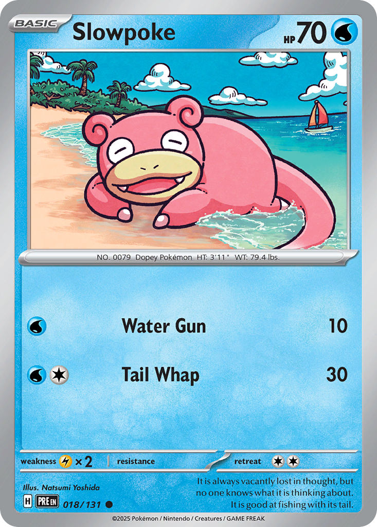 Prismatic Evolutions Slowpoke #018/131